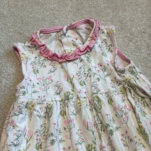 Magnetic Me Modal Floral dress & bloomers size 9-12 months EUC - Picture 2 of 5